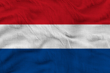 National flag of Netherlands. Background  with flag  of Netherlands.