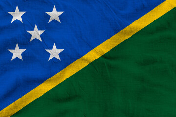 National flag of Solomon islands.  Background  with flag of -Solomon islands.