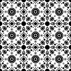 black and white seamless pattern