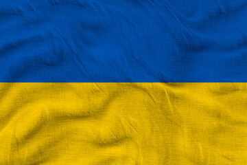 National Flag of Ukraine. Background  with flag  of Ukraine