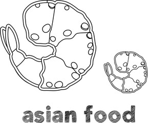 Asian food vector 