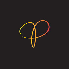 P logo design