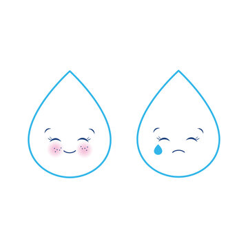 Goccia smile emoticon