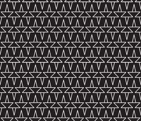Geometric pattern background, vector abstract triangles and lines art. Black and white color, trendy pattern for backgrounds. Minimal art design vector background. EPS10