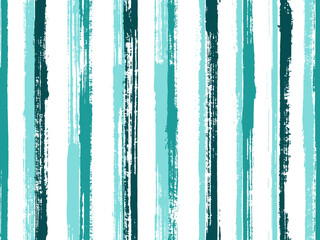 Pain freehand grunge stripes vector seamless pattern. Pretty candy wrap  sweet design. Grainy