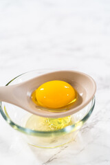 Fresh organic eggs