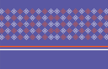 seamless pattern with blue and white squares