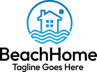 Beach Home real estate logo
