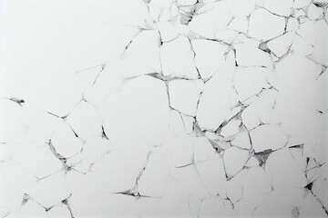 White marble texture abstract background, cracked concrete wall