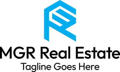 M G R Real Estate Logo Design