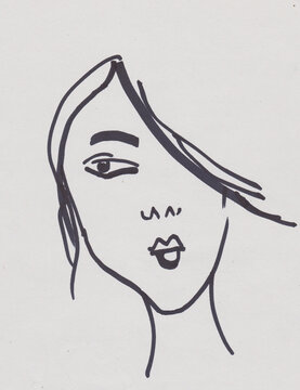 Portrait young girl
