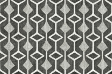 Abstract pattern. Diamond ornament. Mosaic texture. Monochrome gray rough symmetrical repeat design collage illustration decorative background.