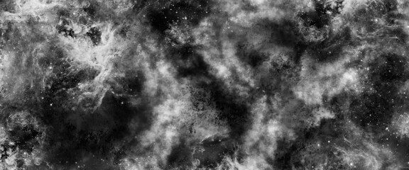 Black stone and wall texture. Dark cement, concrete grunge. Black brush strokes oil paints on white paper. Dark metal wallpaper with rock background. Tiles luxury stone floor.