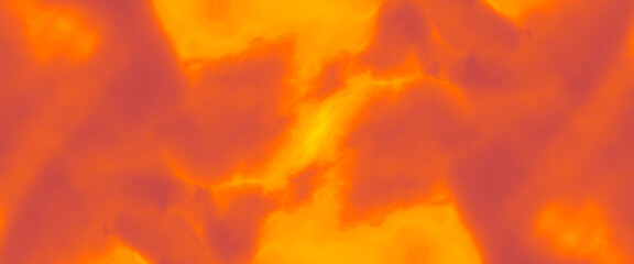 Obraz premium red and yellow background, abstract watercolor background with space. colorful sunrise or sunset colors in cloudy shapes. beautiful hues of yellow gold and pink in hand painted watercolor background