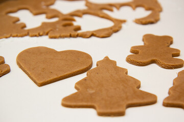 gingerbread cookies on a plate