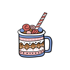 cake with a cup of coffee