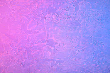 Concrete surface in neon light as background