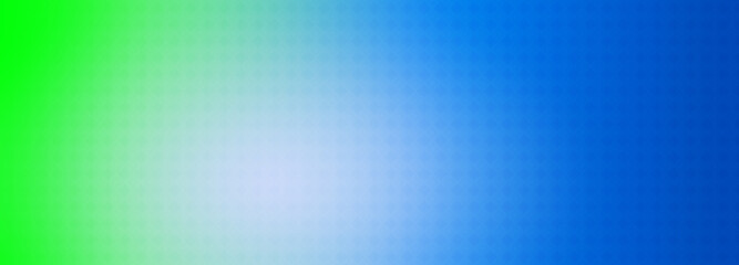 Blue green yellow gradient background blank. Horizontal banner or wallpaper tamplate. Copy space, place for text, text area. Bright illustration. Space metaverse web 3 technology texture