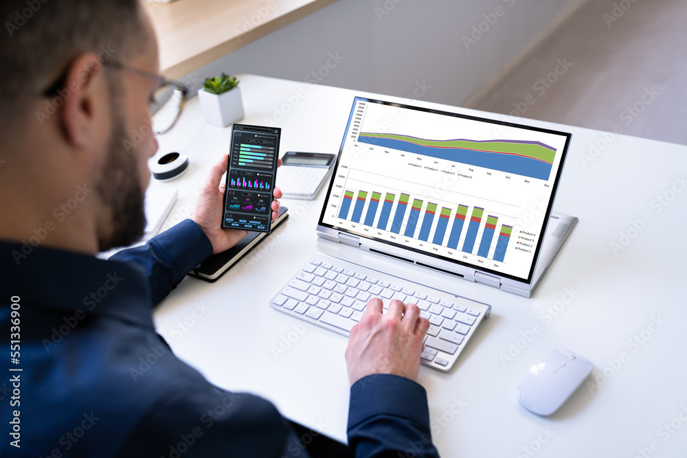 Aufkleber Data Analyst Using Data Analytics KPI