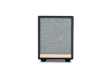 Modern bluetooth speaker isolated on white background.