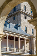 Fototapeta na wymiar Architectural detail, Royal Site of San Lorenzo de El Escorial, Spain