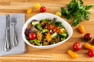 Salad bowl, healthy meal