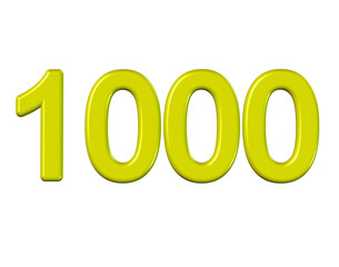 the number 1000