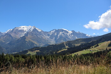 Mont Blanc massif Saint-Gervais-Les-Bains France Mont Joly 