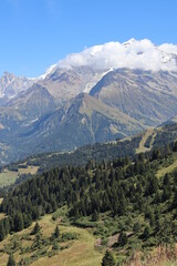 Mont Blanc massif Saint-Gervais-Les-Bains France Mont Joly 