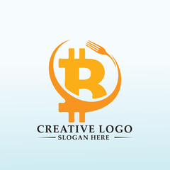 Design a logo for an exclusive dinner The Bit coin