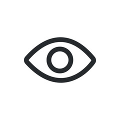 Eye icon, simple illustration vector