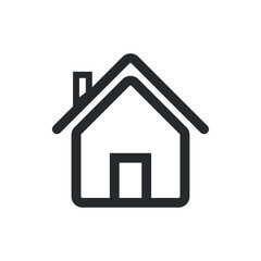 Home page icon, simple illustration
