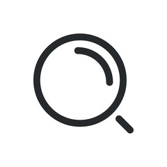 Search icon, simple illustration vector