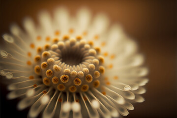 close up of a daisy flower