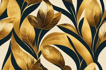 decorative leaves pattern.
repeat pattern for wallpaper, paper packaging, textile, curtains, duvet covers, print design