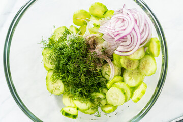 Cucumber salad