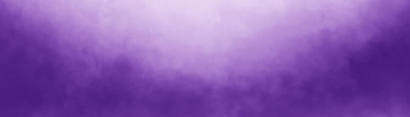 Elegant lavender purple background with white hazy top border and dark royal purple grunge texture bottom border, luxury pastel purple design - 551360905