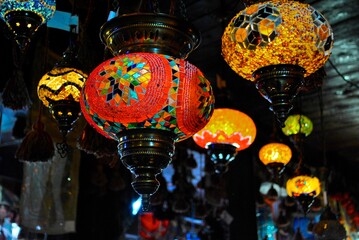 lantern in the night