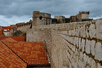 ancient wall of city