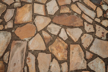 Obraz premium stone pavement on walkway background