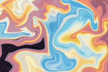 pink blue Colors design marble texture swirl flow fluid motion. Art stone brush abstract Marbling ink colorful, Background textile digital creative wallpaper 