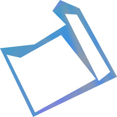 Abstract transparent grunge texture element.