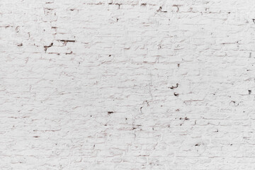 Painted white brick wall surface background