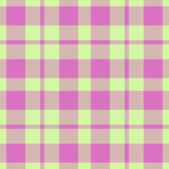 Plaid vector texture. Seamless fabric background. Check tartan textile pattern.