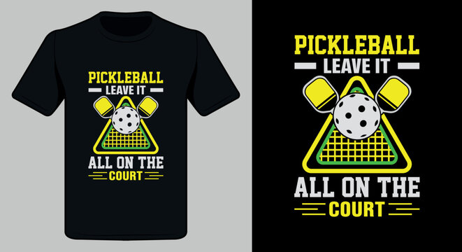 Pickleball t-shirt design. Best Pickleball t-shirt design.