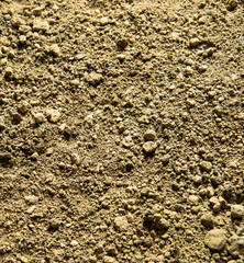 Natural background. Light soil close up