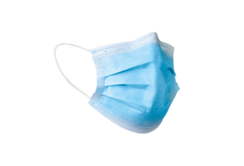 Medical face mask isolated