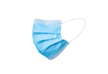 Medical face mask isolated