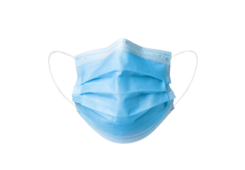 Medical face mask isolated