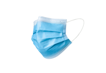 Medical face mask isolated